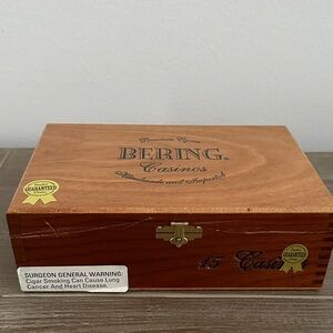 Bering Cigar Wooden Decorative Box - Brown